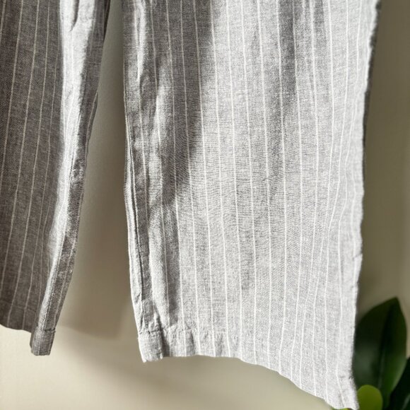 UNIQLO • linen striped pants - Picture 6 of 8